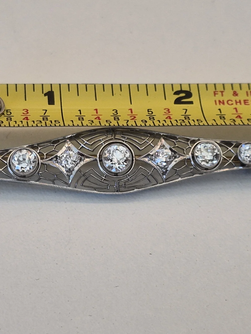 Vintage platinum 14k